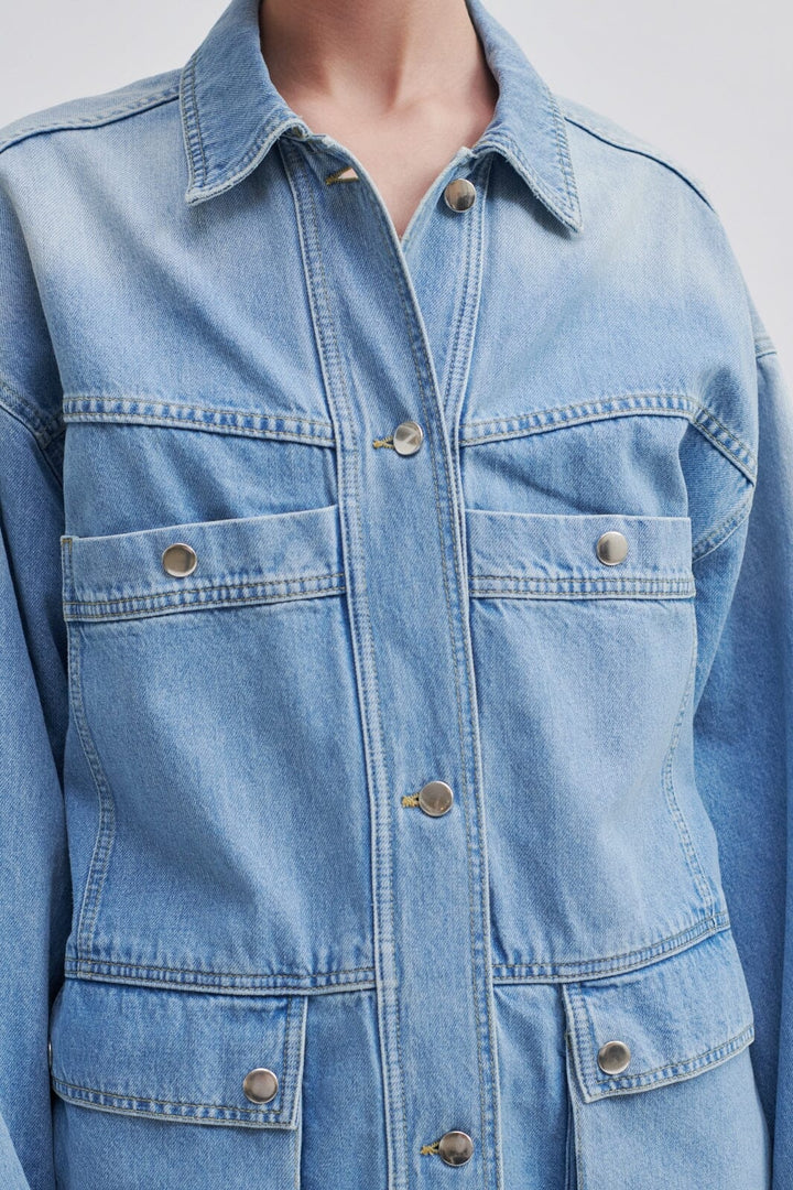 Second Female - Sandja Jacket - Denim Blue Jakker 