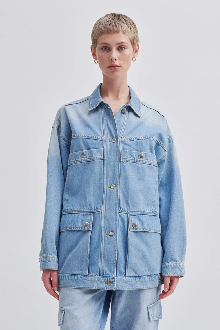 Second Female - Sandja Jacket - Denim Blue Jakker 