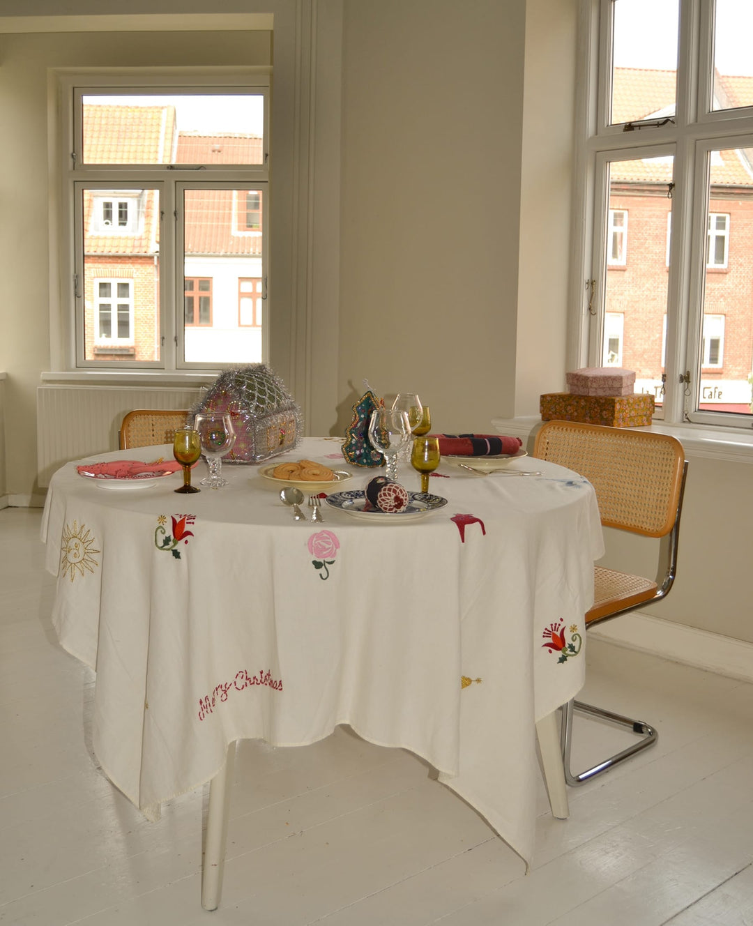 Sissel Edelbo - Christmas Tablecloth SE 1478 - Off White Jul 