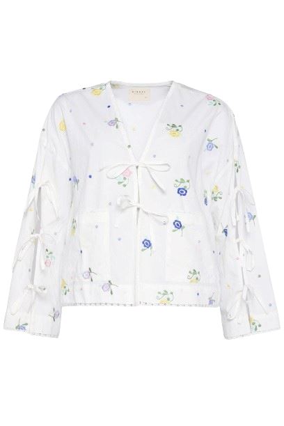 Sissel Edelbo - Coho Top SE 1228 - White Flower Bluser 