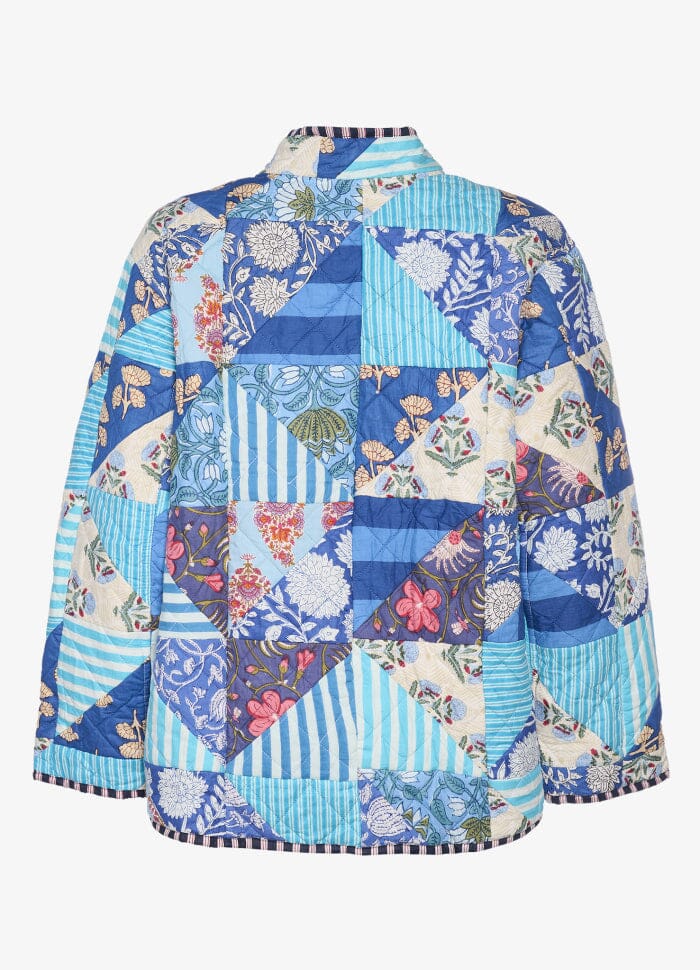 Sissel Edelbo - Shaneela Jacket SE 1458 - Blue Patchwork Jakker 