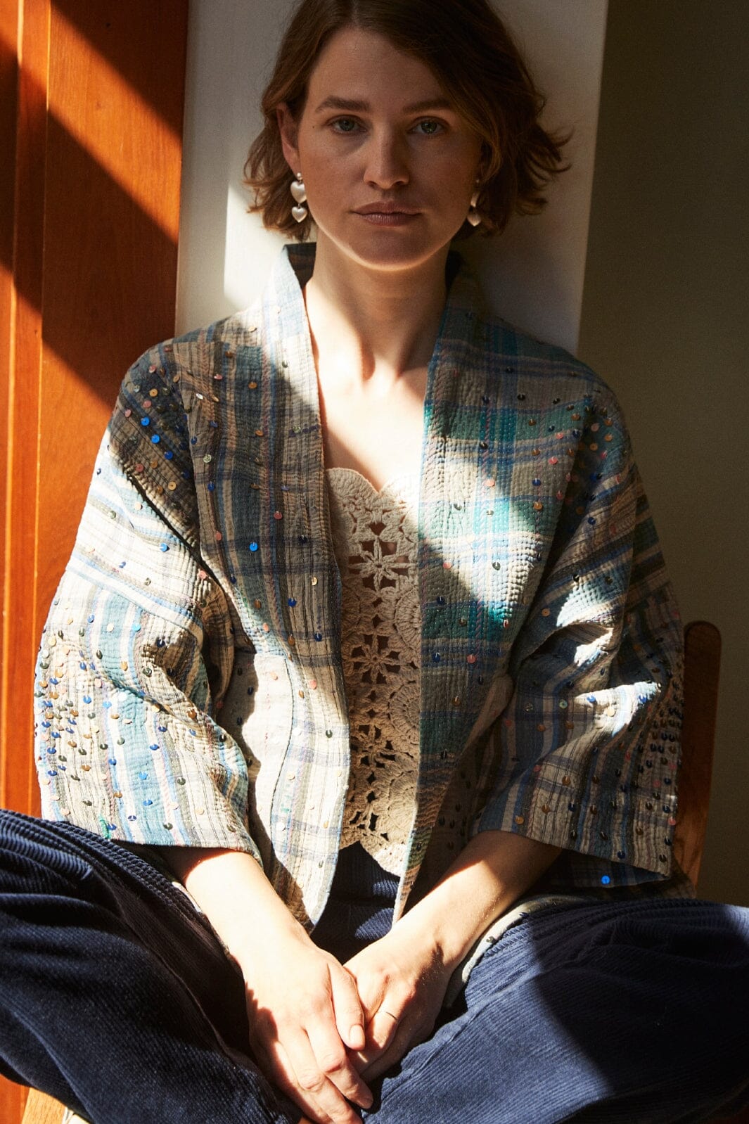 Sissel Edelbo - Tyler Sequins Kantha Jacket • PRE-ORDER - Handpicked Jakker 