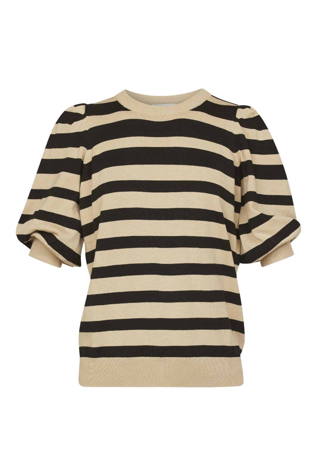 Sisters Point - Halia-Ss1 - 112 Beige/Black Strikbluser 