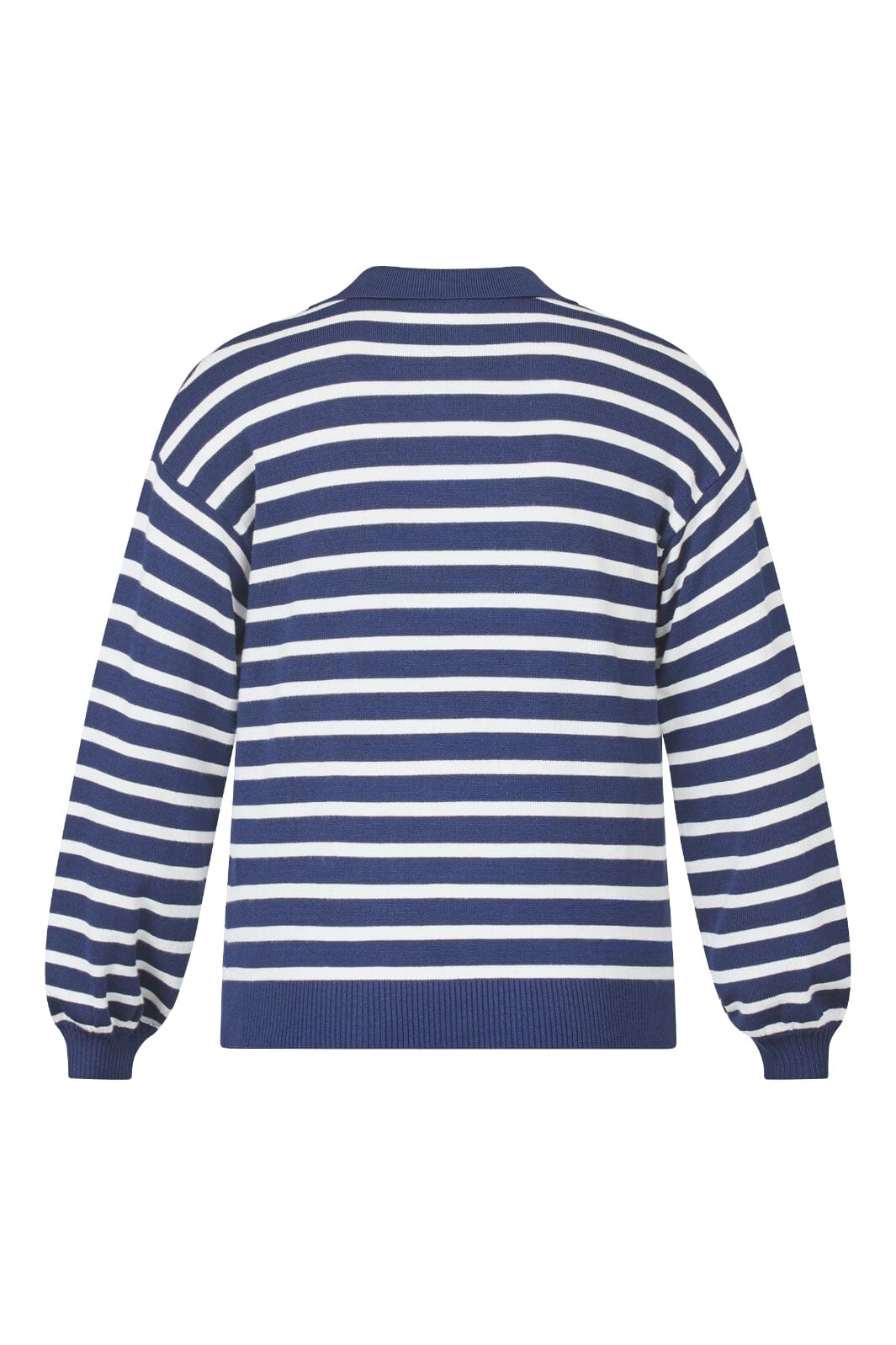 Sisters Point - Hilva-Polo.Ls1 - 830 Navy/Cream Strikbluser 