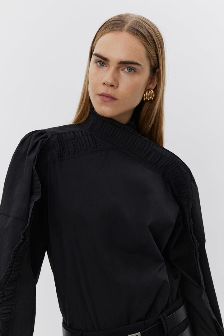 Sofie Schnoor - Babettesw Blouse S251380 - 1000 - Black Bluser 