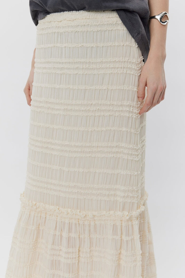 Sofie Schnoor - Maxwellsw Skirt S251366 - 0101 - Off White Nederdele 