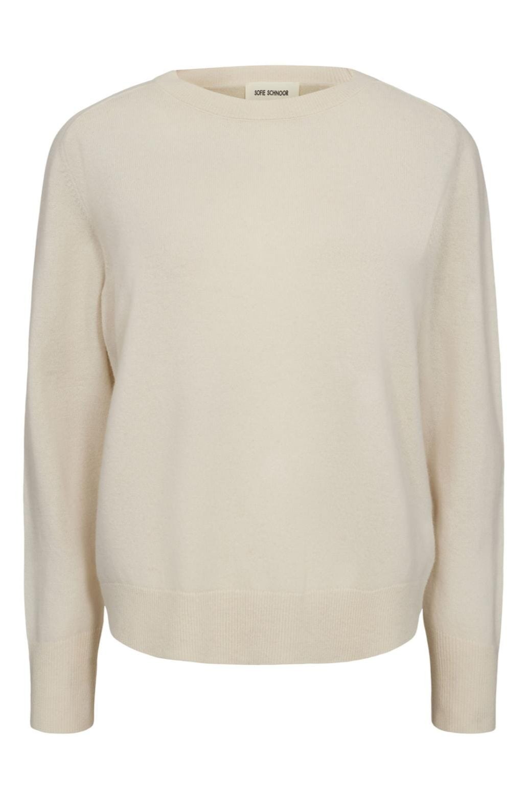 Sofie Schnoor - Pullover - 101 Off White Strikbluser 