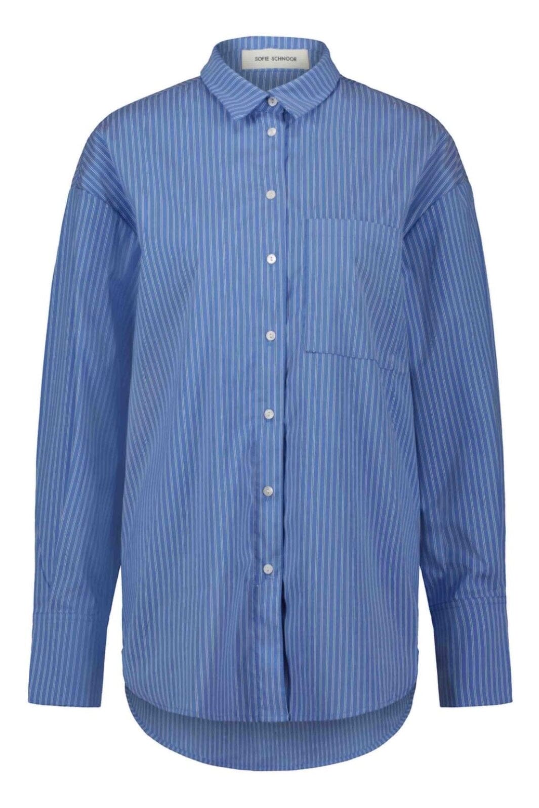 Sofie Schnoor - S241470 Shirt - Blue Striped Skjorter 