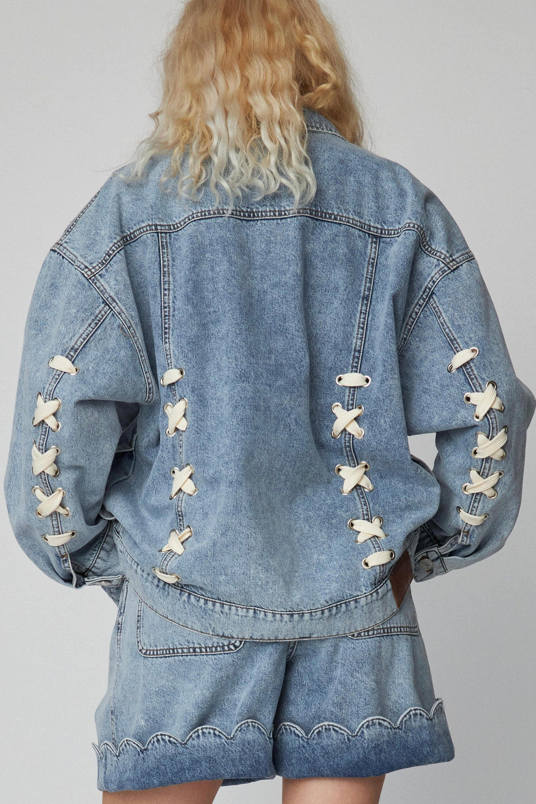 Stella Nova - Moon Washed Denim Jacket - 076 Denim Moon Wash Jakker 