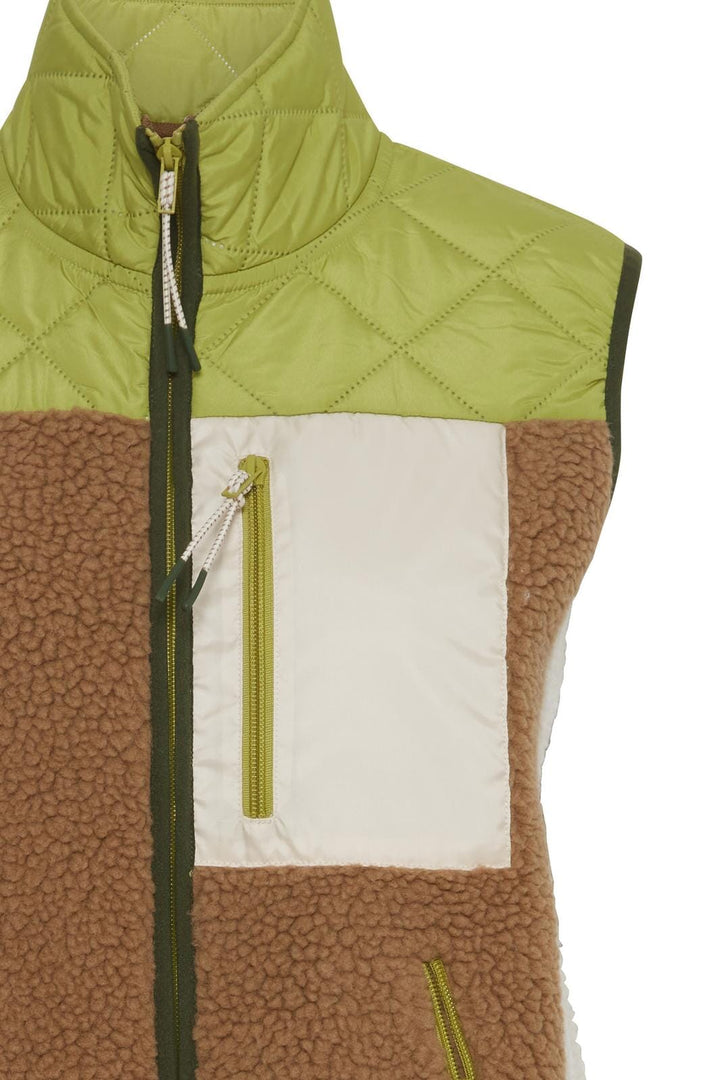 The Jogg Concept - Jcberri Waistcoat 6 - Split Pea Mix