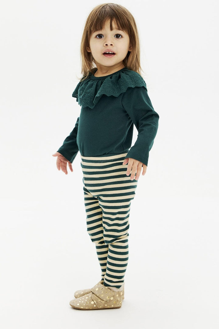 The New Siblings - Tnsfro Uni Rib Leggingstns5800 - June Bug Leggings 