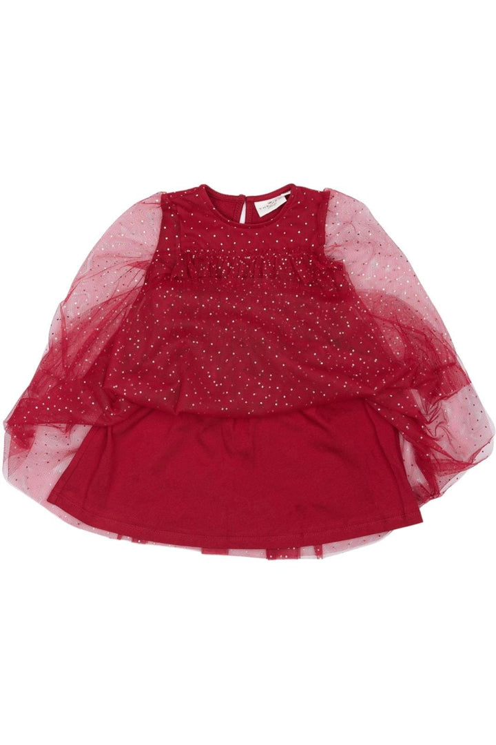 The New Siblings - Tnsmacie L_S Dress TNS5852 - Rio Red