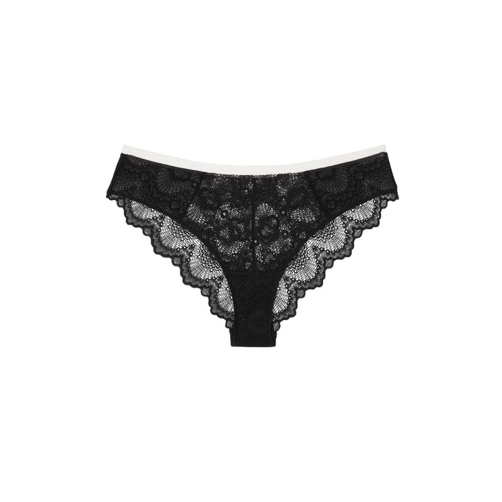 Understatement Underwear - Lace Cheeky - Black Undertøj 