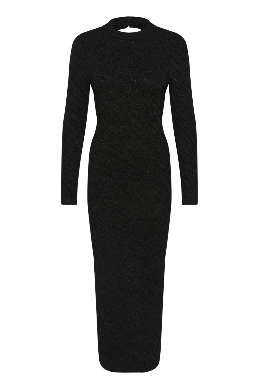 Forudbestilling - Gestuz - Pillagz Long Dress 10909589 - 106733 Black/Black Lurex