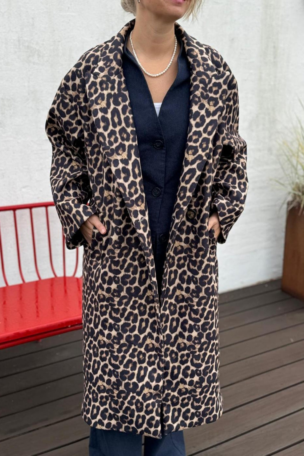 Forudbestilling - Black Colour - Bccleo Coat 40760 - Leopard