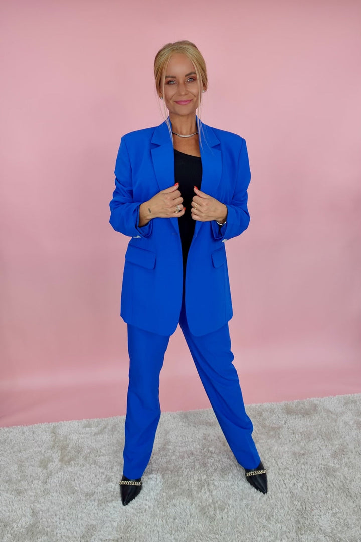 Valentin Studio - Power Suite Blazer - Clear Blue Blazere 