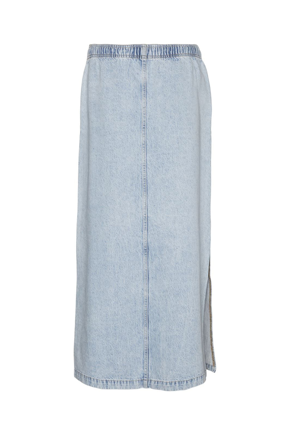 Vero Moda - Vmhamson Mr Ela Long Slit Skirt - 4630230 Light Blue Denim