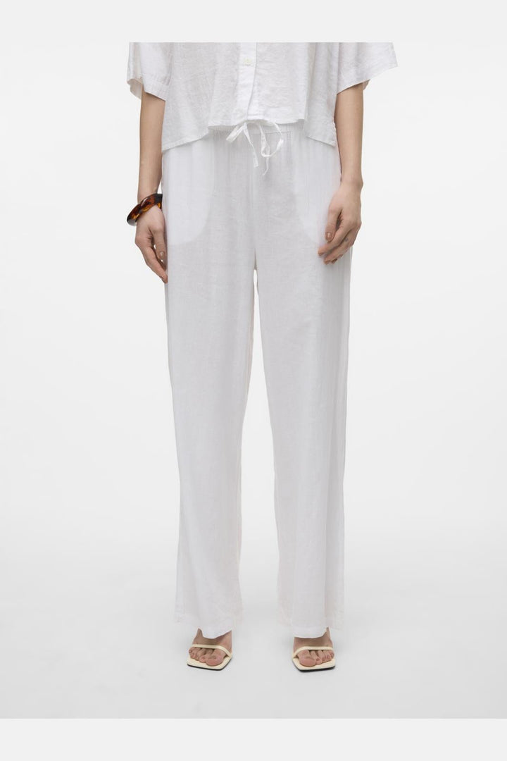 Vero Moda - Vmlinn Pants - 4438881 Snow White