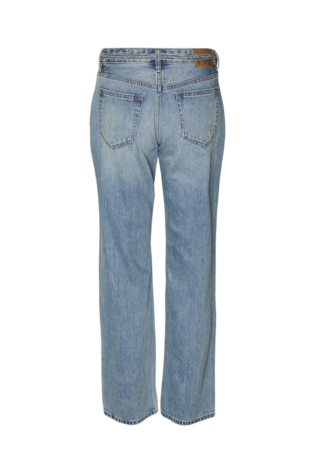 Vero Moda - Vmpam Lr Straight Denim Jeans Li3116 - 4578918 Medium Blue Denim