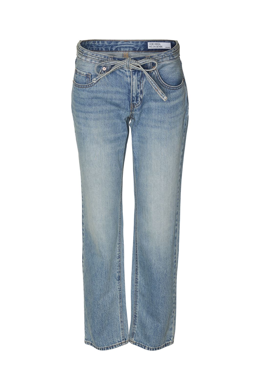 Vero Moda - Vmpam Lr Straight Denim Jeans Li3116 - 4578918 Medium Blue Denim