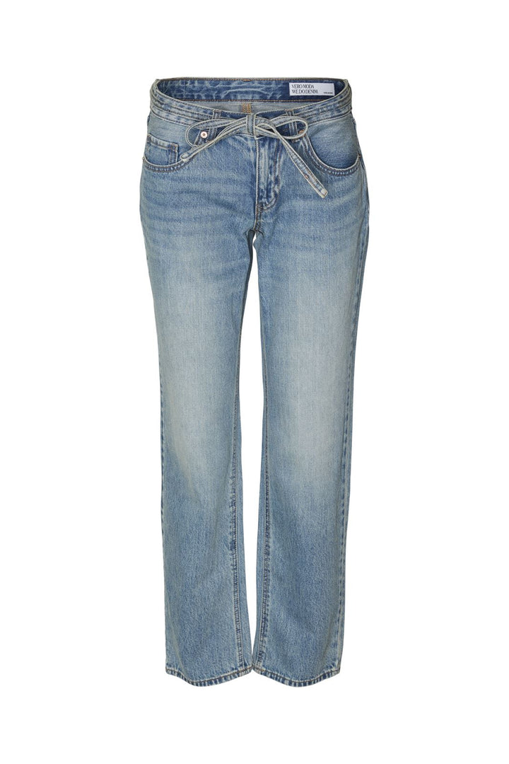 Vero Moda - Vmpam Lr Straight Denim Jeans Li3116 - 4578918 Medium Blue Denim