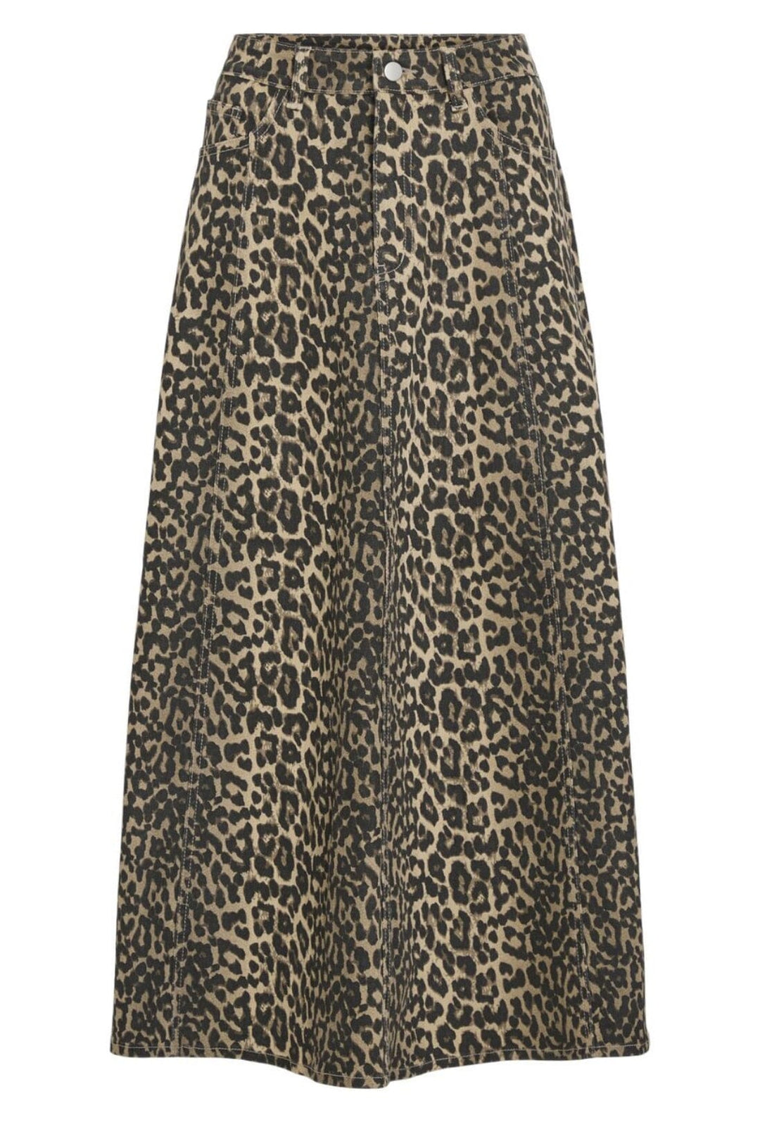 Vila - Vichia Leopard Skirt - 4766400 Birch Leopard Nederdele 