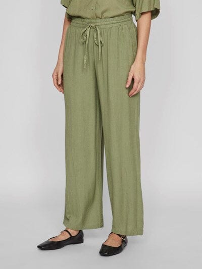 Vila - Vipricil Rw 7/8 Pant - 4373742 Oil Green Bukser 