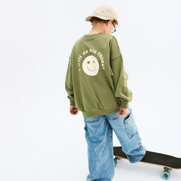 Wheat Collab - Crewneck Momu - 4140 Green