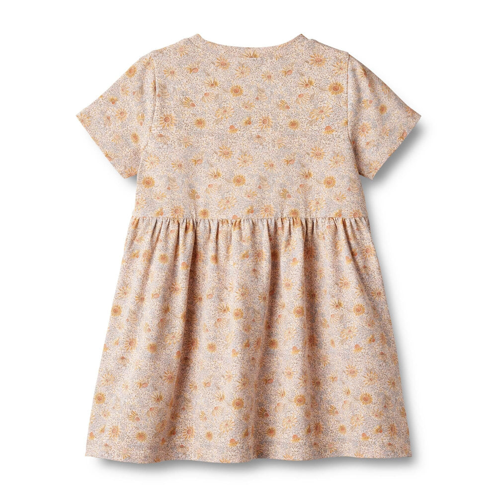 Wheat - Jersey Dress S/s Anna - 9013 Coneflowers Kjoler 