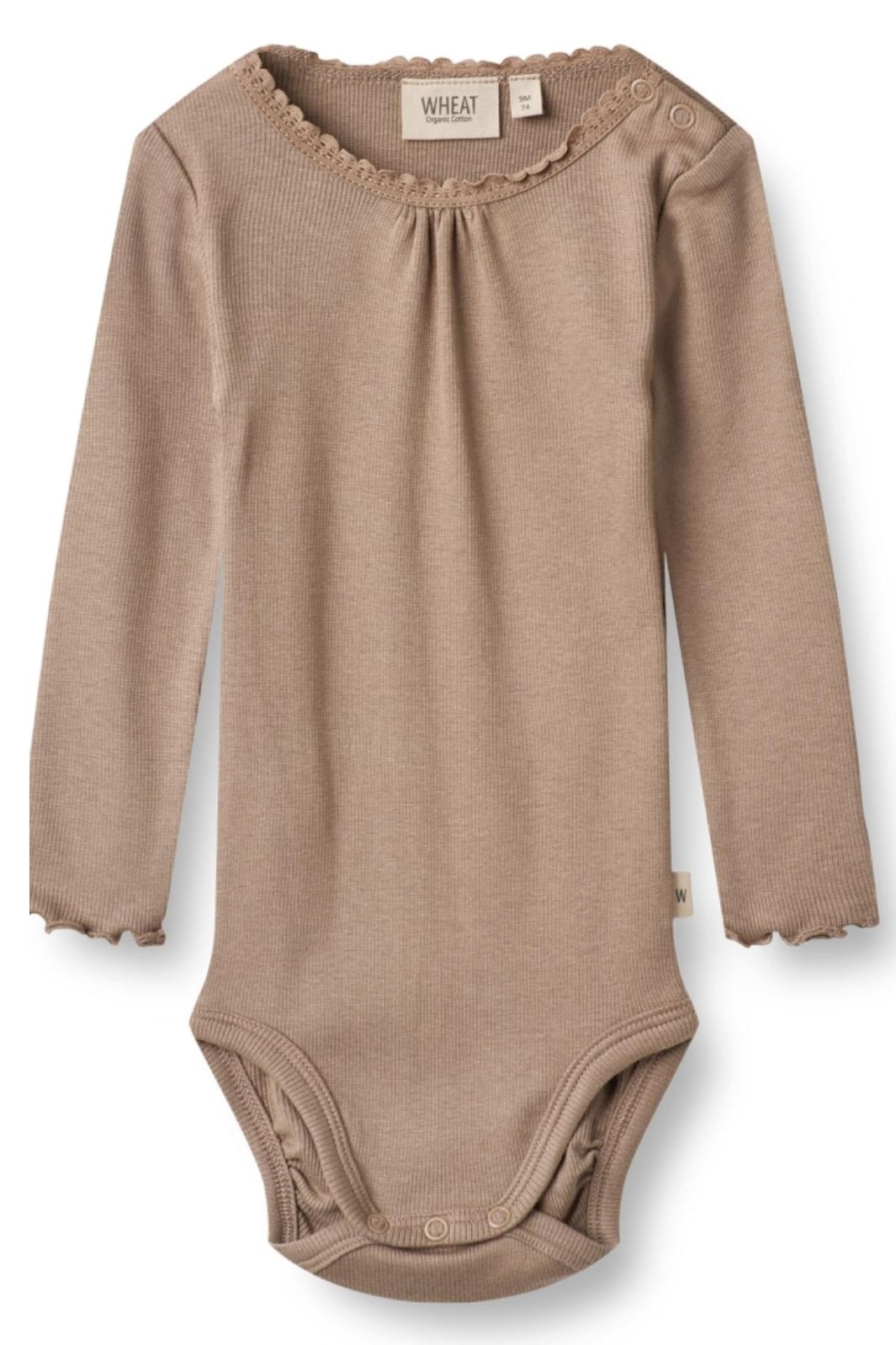 Wheat - Rib Body Lotta - 2032 rose dust Bodysuits 