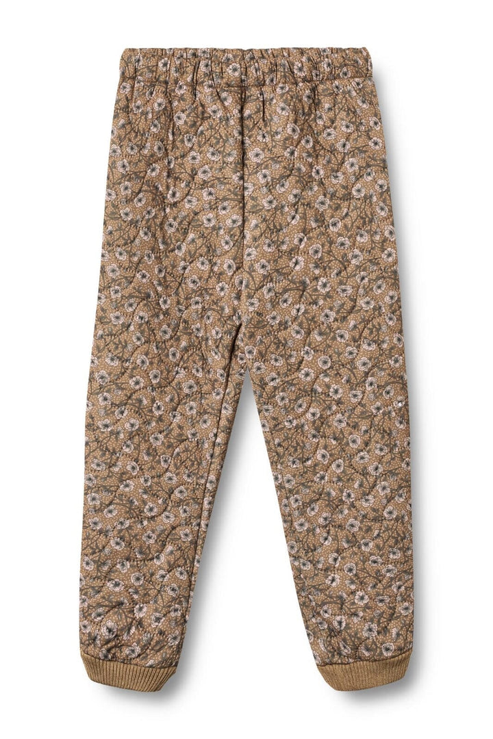 Wheat - Thermo Pants Alex - 1124 Caramel Anemones Termobukser 