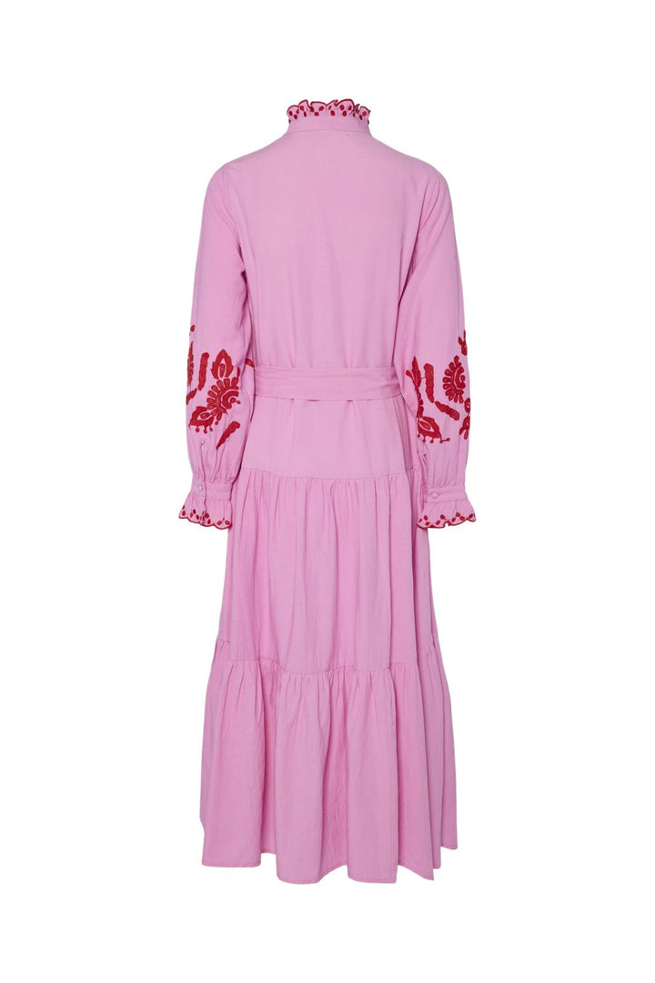 Y.A.S - Yasbrimu Ls Long Dress - 4743979 Cyclamen Bittersweet Emb