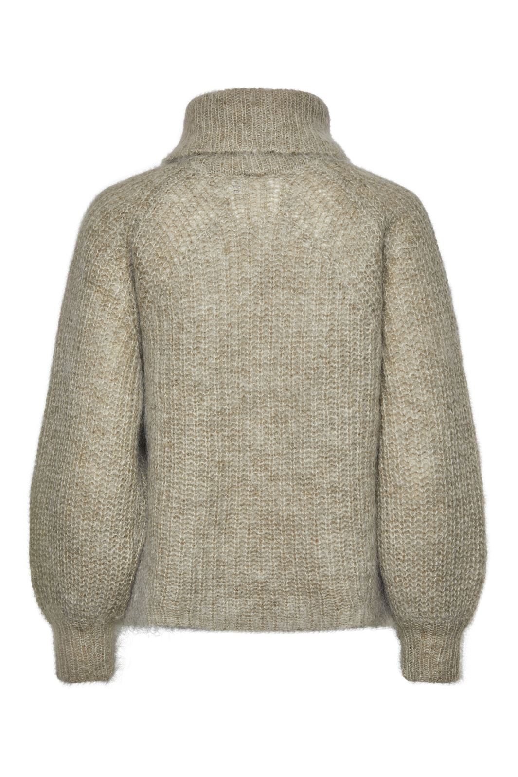 Y.A.S - Yaslambi Ls Knit Rollneck Pullover - 4656395 Abbey Stone