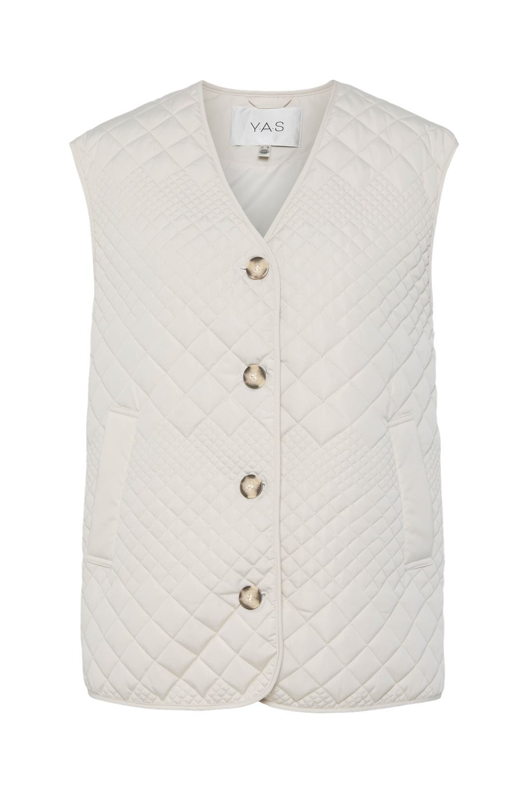 Y.A.S - Yaslaurie Sl Padded Vest - 4666566 Birch