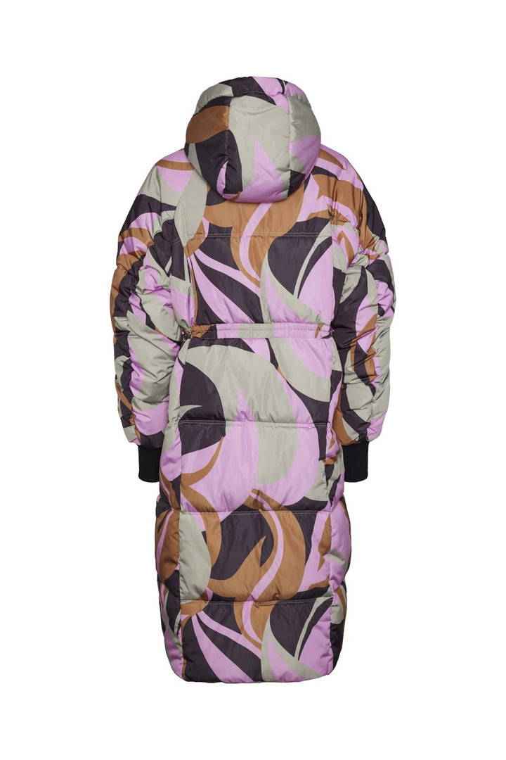 Y.A.S - Yassimilly Padded Coat - 4583479 Abbey Stone Cilea Print