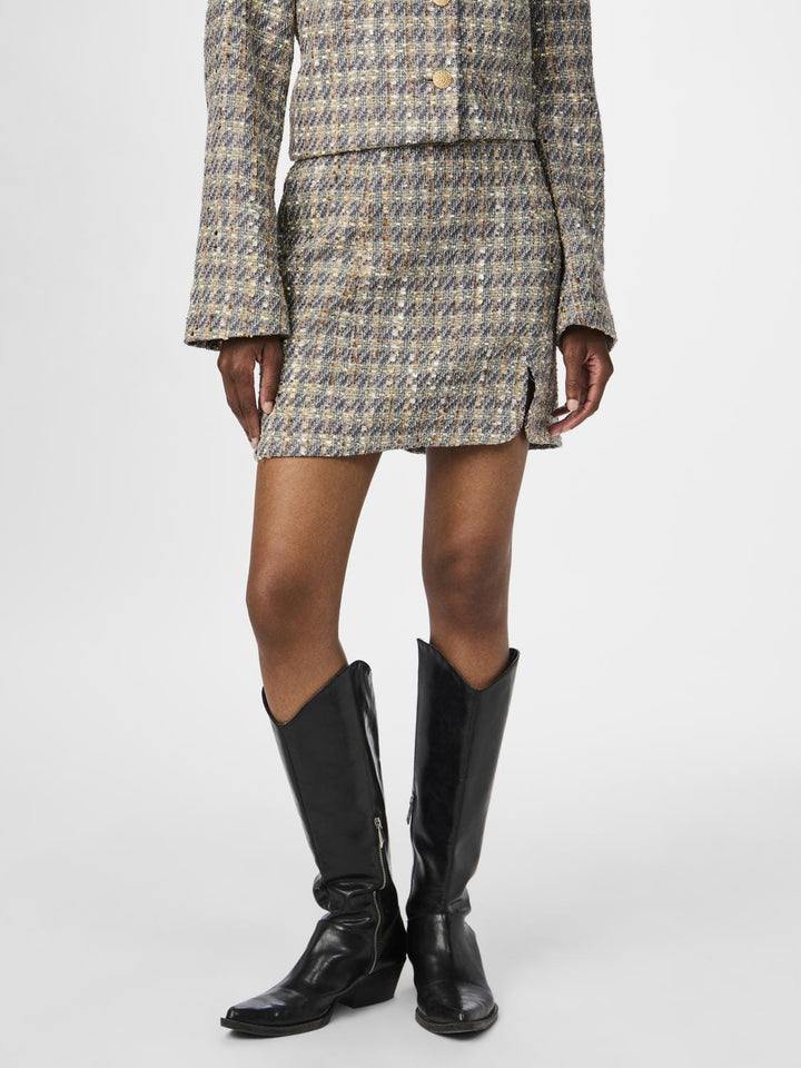 Y.A.S - Yassiraz Hmw Short Skirt - 4624990 Silver Bullet Nederdele 