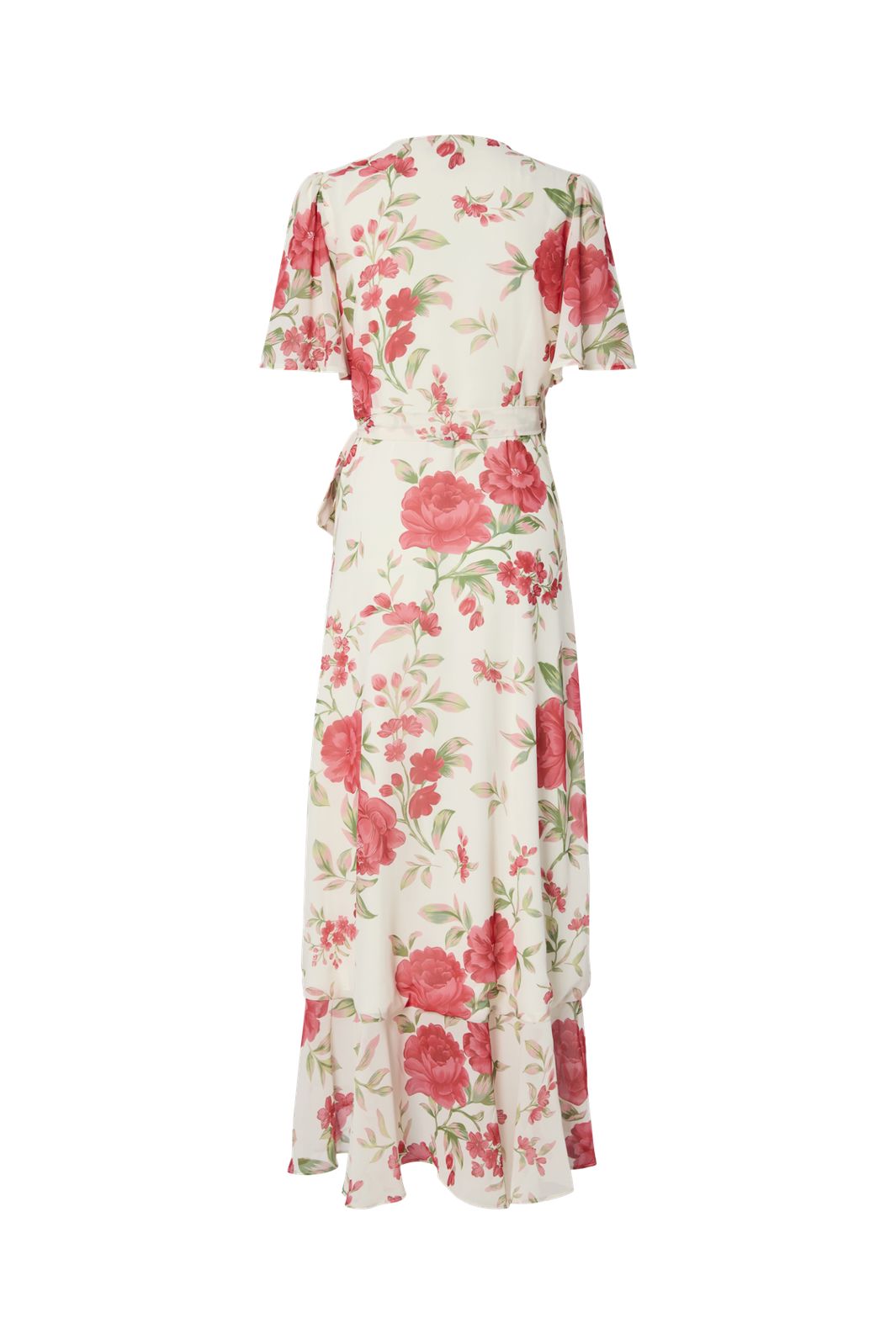 Y.A.S - Yasveneda Ss Maxi Wrap Dress - 4823782 Gardenia Veneda Print