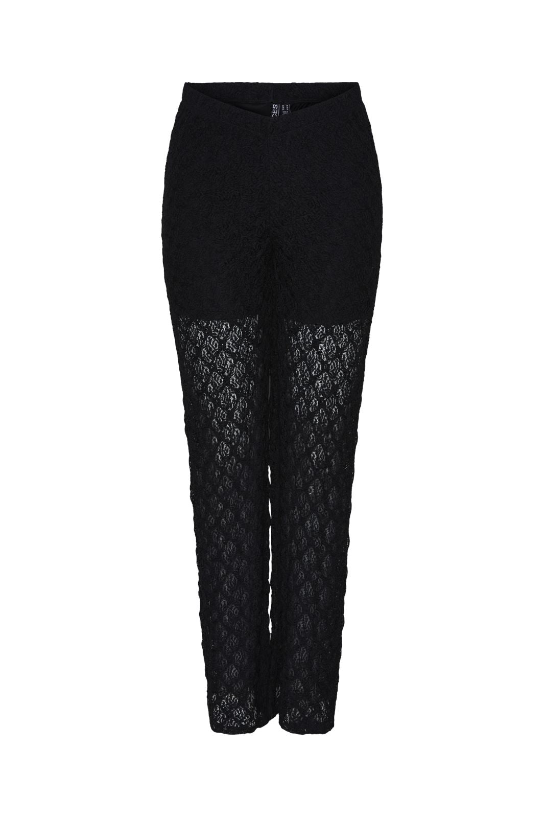 Pieces - Pcgaya Lace Pants Jit - 4654285 Black